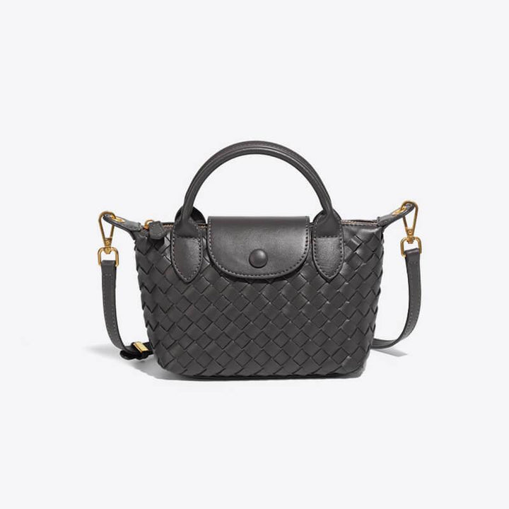 Woven Mini Handbag – Compact, Elegant & Spacious