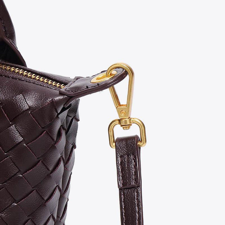 Woven Mini Handbag – Compact, Elegant & Spacious