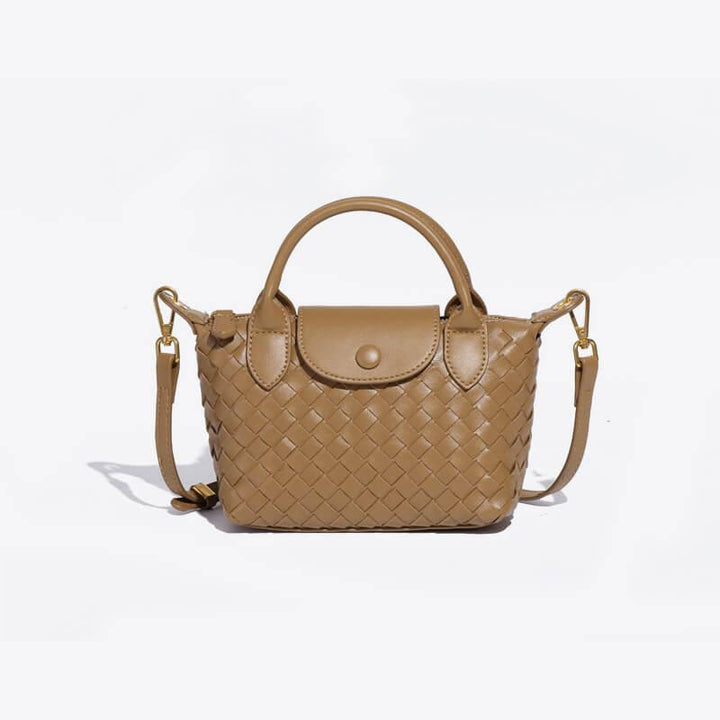 Woven Mini Handbag – Compact, Elegant & Spacious