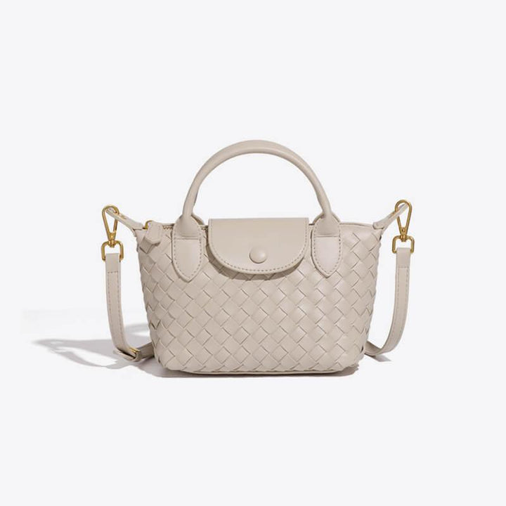 Woven Mini Handbag – Compact, Elegant & Spacious