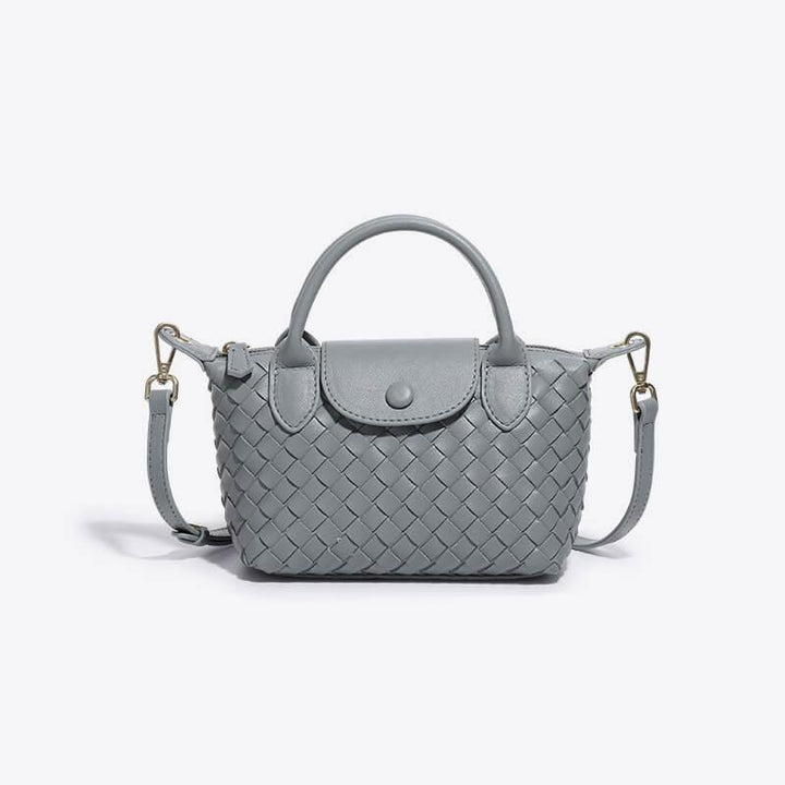 Woven Mini Handbag – Compact, Elegant & Spacious