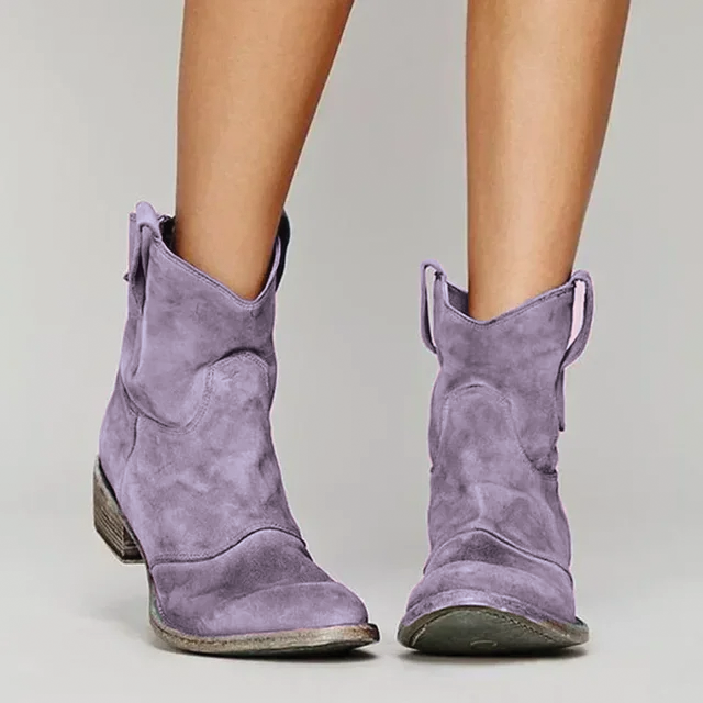 Women’s Western Ankle Boots – Classic Style with Everyday Comfort