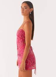 Women’s Embroidered Sequin Mini Dress – Radiant Elegance for Every Night Out