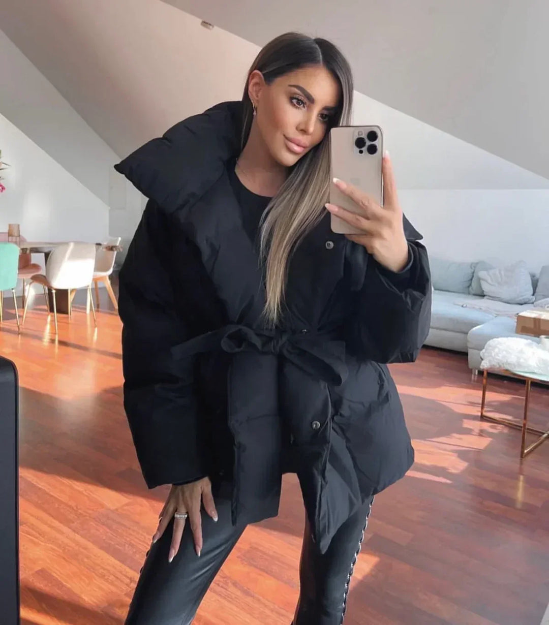 Women’s Quilted Parka – Trendy Winter Coat with Warmth & Style