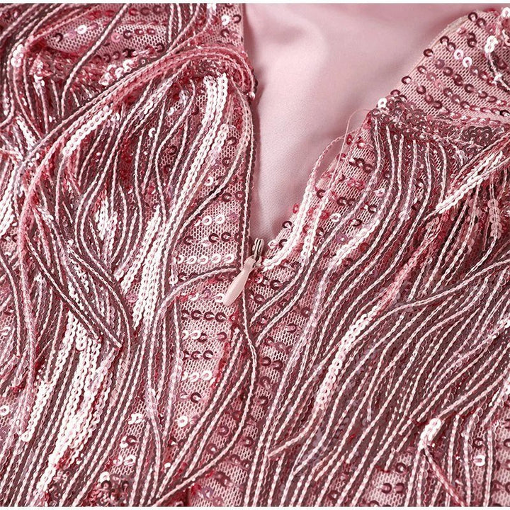 Women’s Fringe Cocktail Dress – Glamorous Movement & Party Confidence